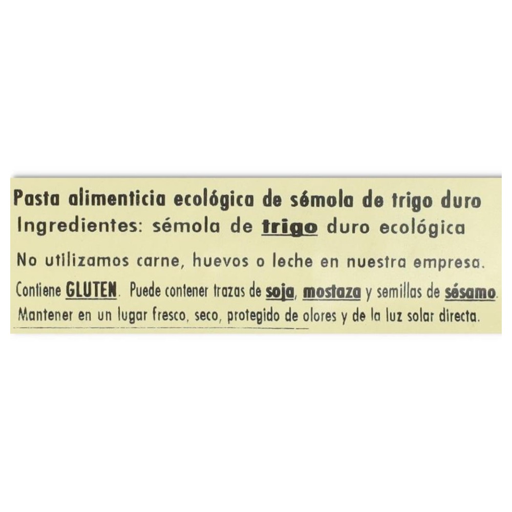 FIDEO SOPA TRIGO ECO 500 gr CASTAGNO
