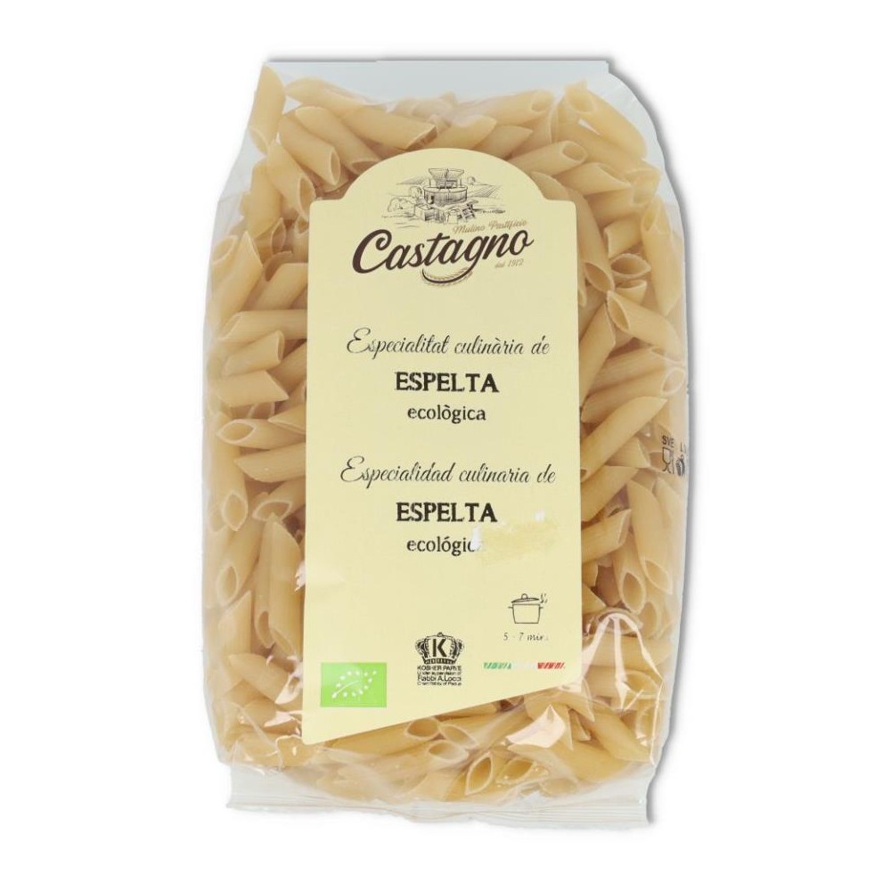 MACARRONES ESPELTA BLANCOS ECO  500 g CASTAGNO