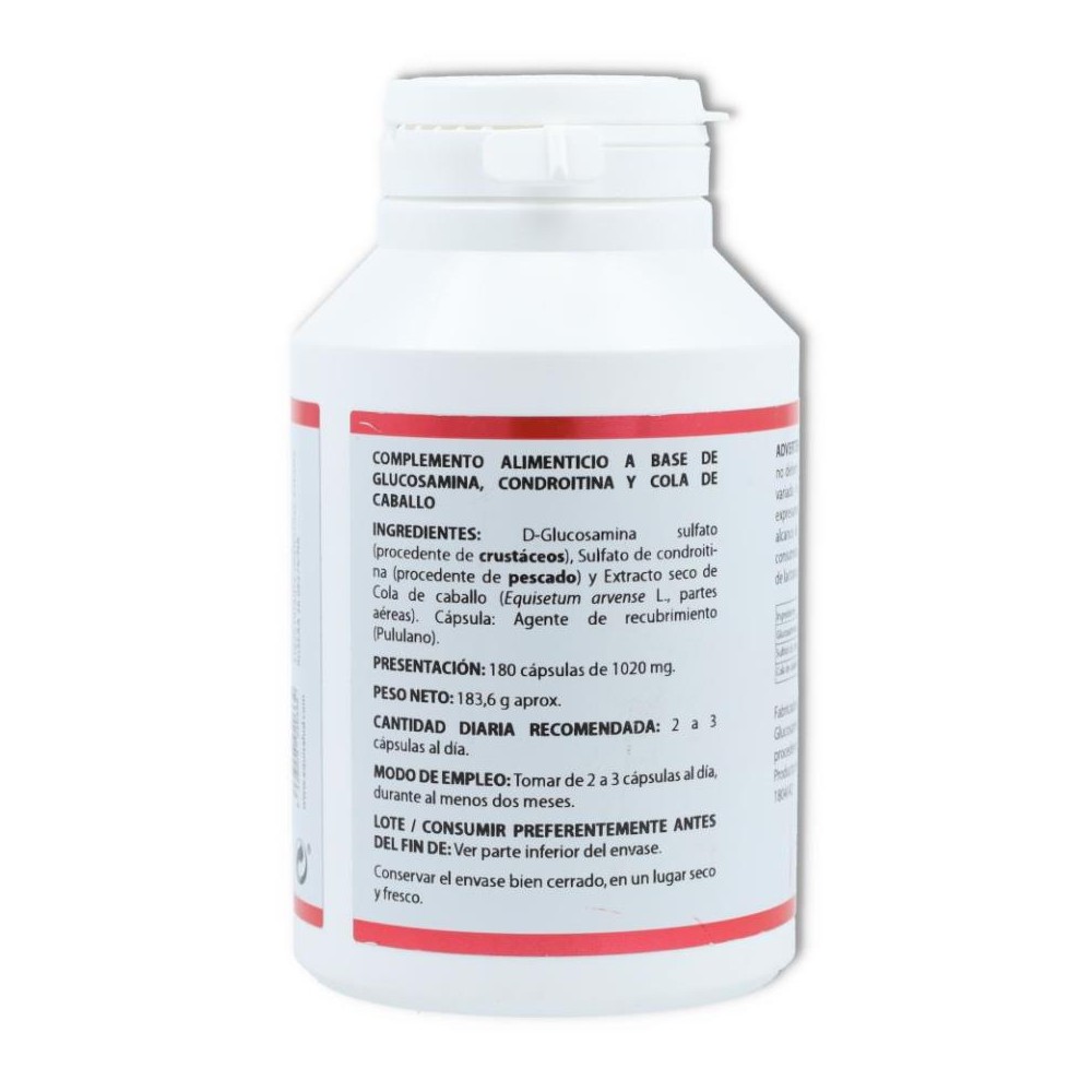 Holomega Glucaforte PLus 180 cap Equisalud 