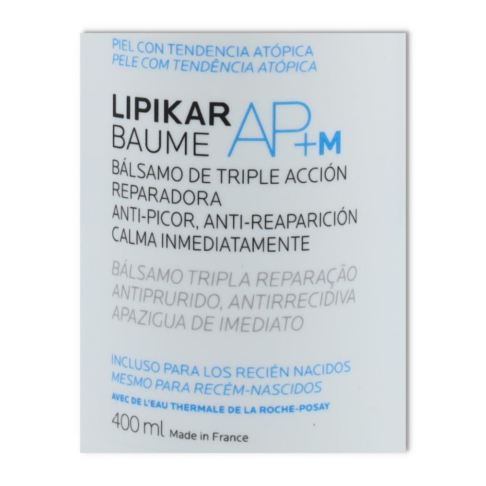 LIPIKAR BAUME AP 400 ml LA ROCHE POSAY 