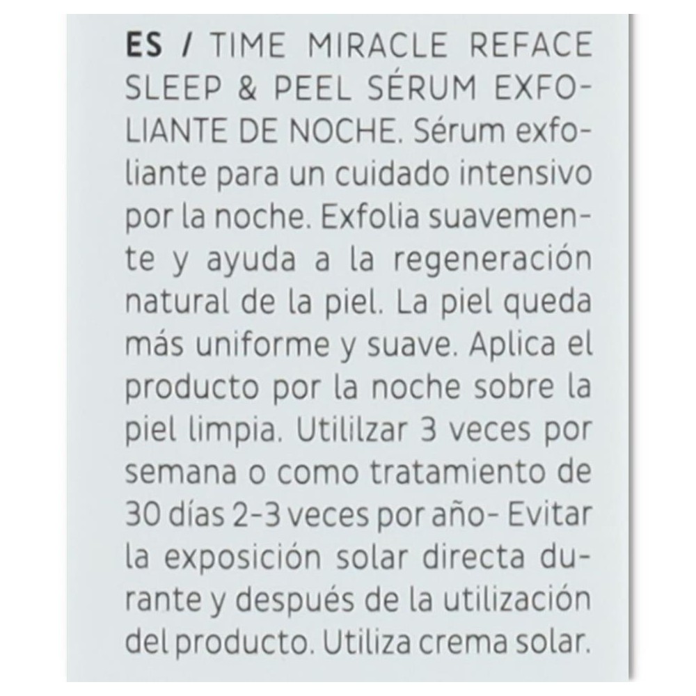 Madara Time Reface Sleep-Peel Serum Noche 30 ml