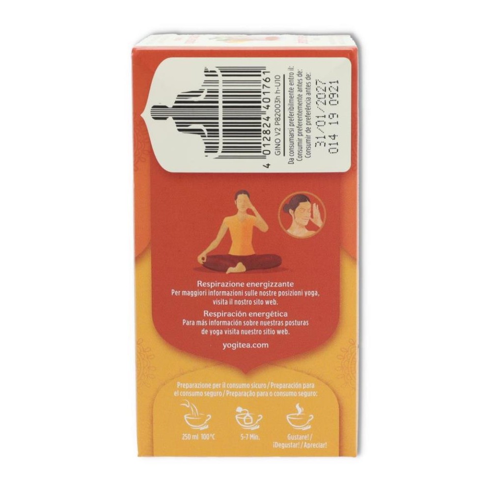 TE JENGIBRE NARANJA Y VANILLA 17 filtr Yogi