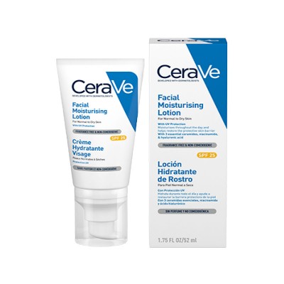 Cerave Loción Hidratante Facial SPF25 52 ml Cerave - 1