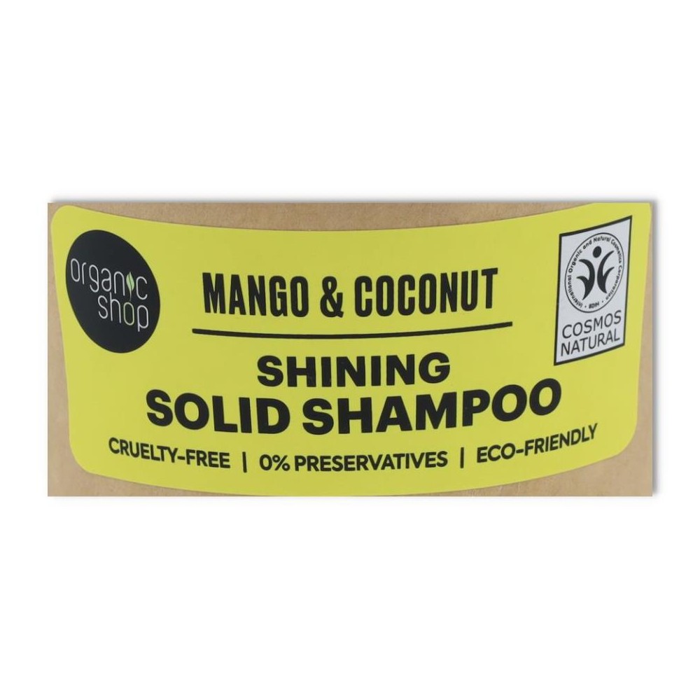 Champu Solido Brillo Coco y Mango 60 gr Krous