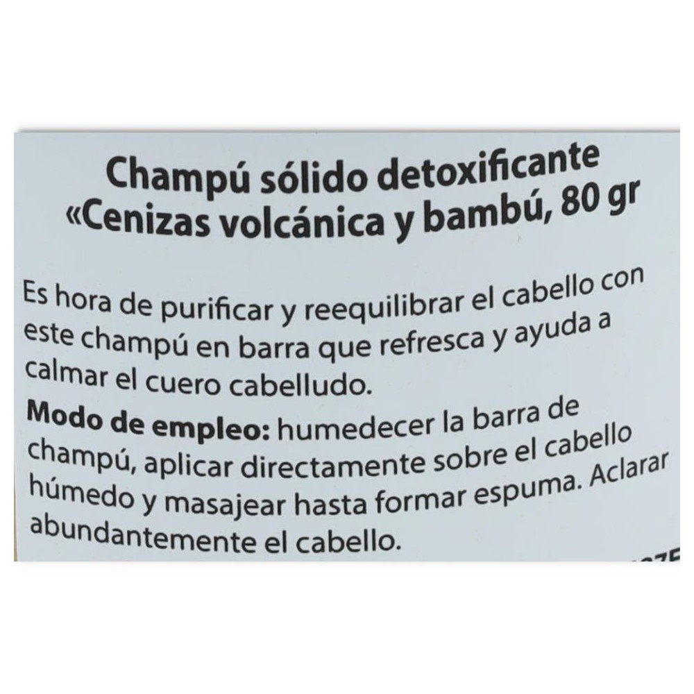 Champu Solido Detoxificante con Bambu 60 gr Krous