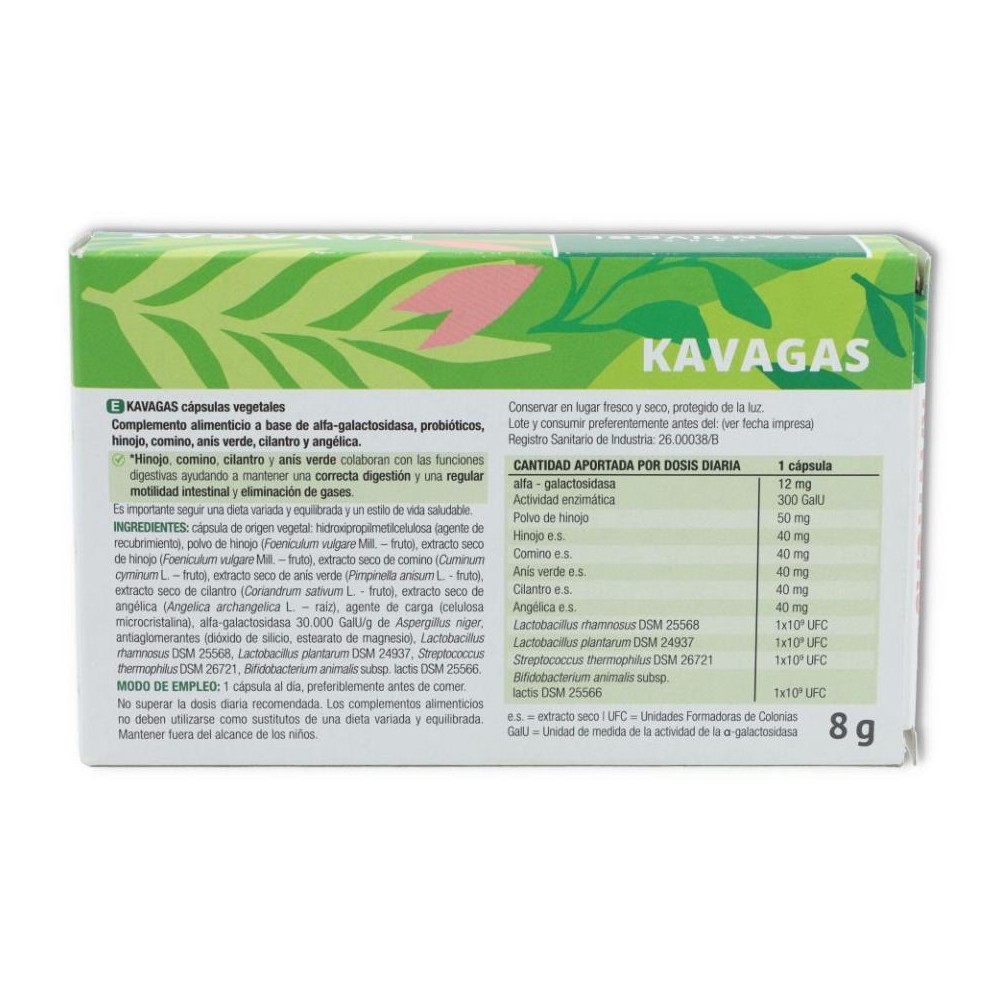 Kavagas 20 capsulas Santiveri