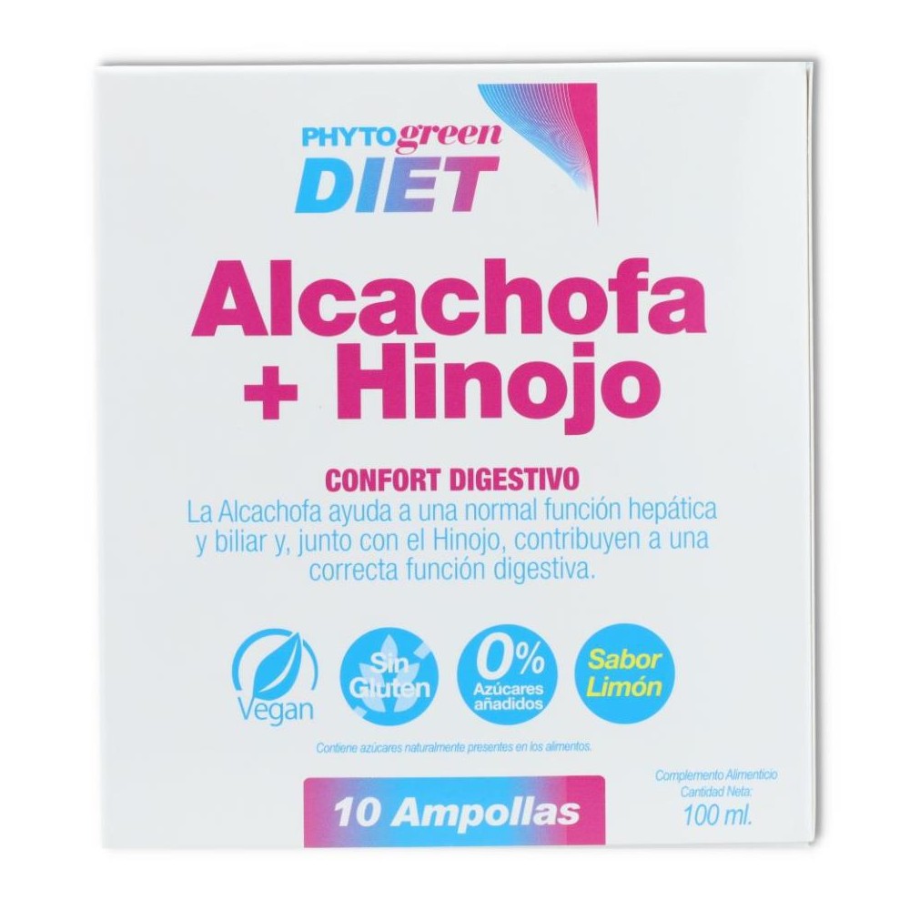 Alcachofa  Hinojo 10 ampollas Phytogreen