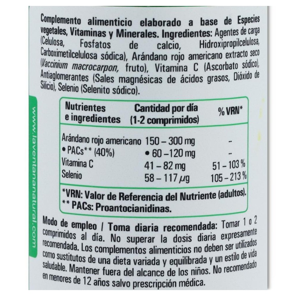 Arandano Rojo 120 comp Phytogreen