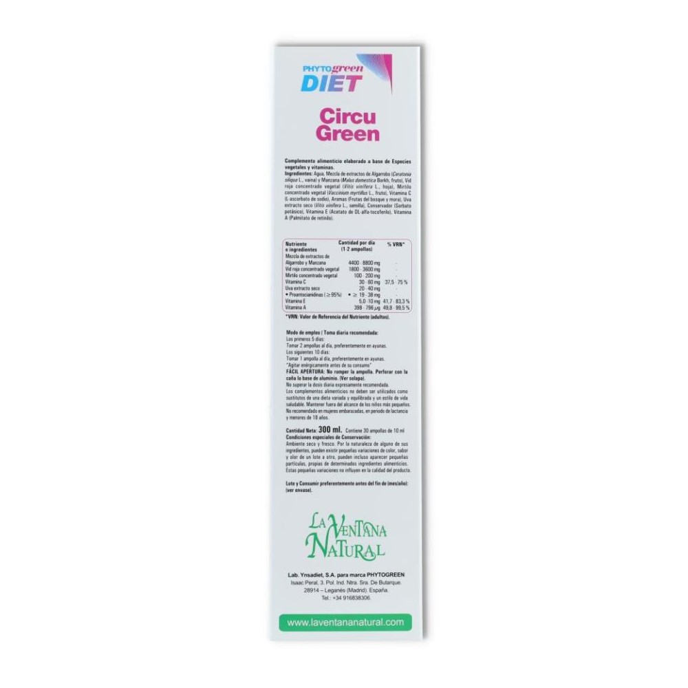 Circugreen 30 ampollas Phytogreen