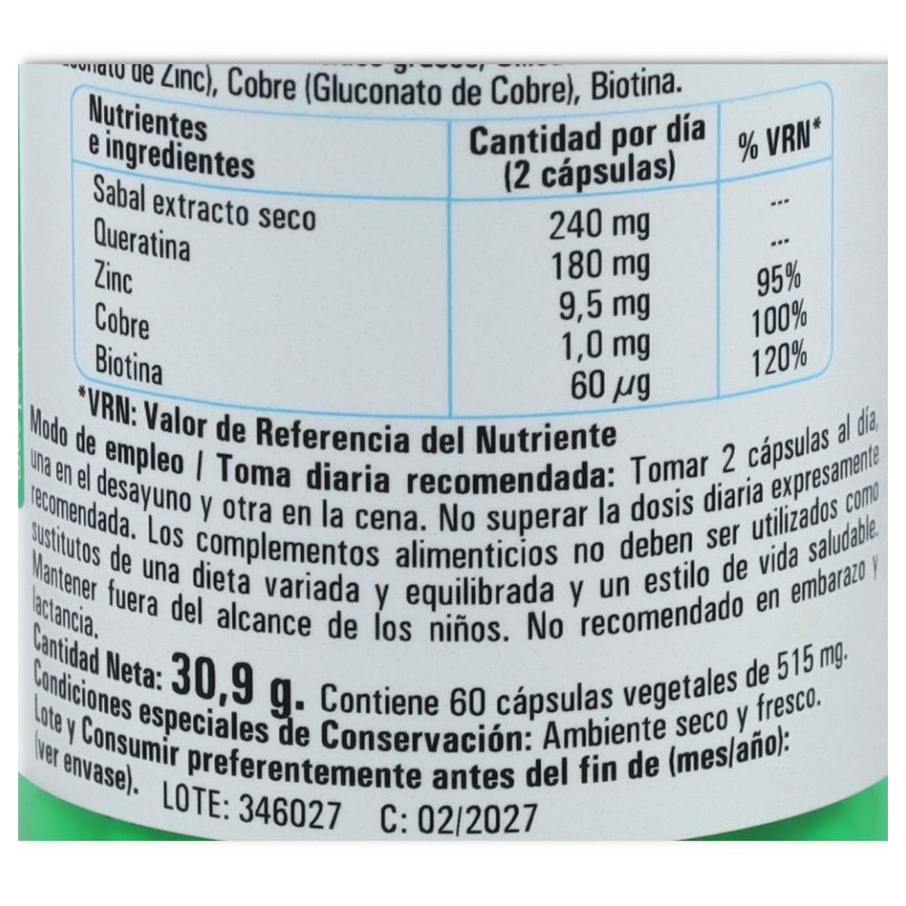 Capilar 60 cap Phytogreen