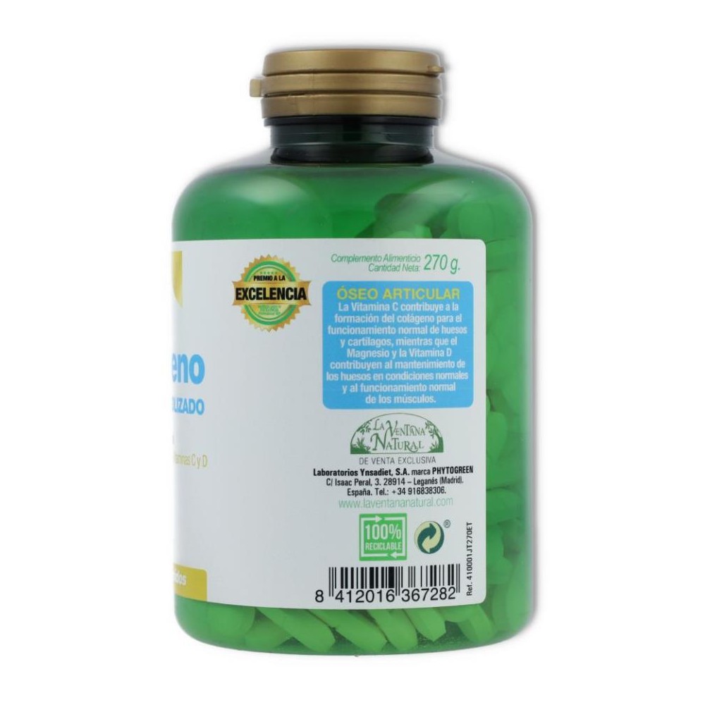 Colageno Hidrolizado 270 comp Phytogreen