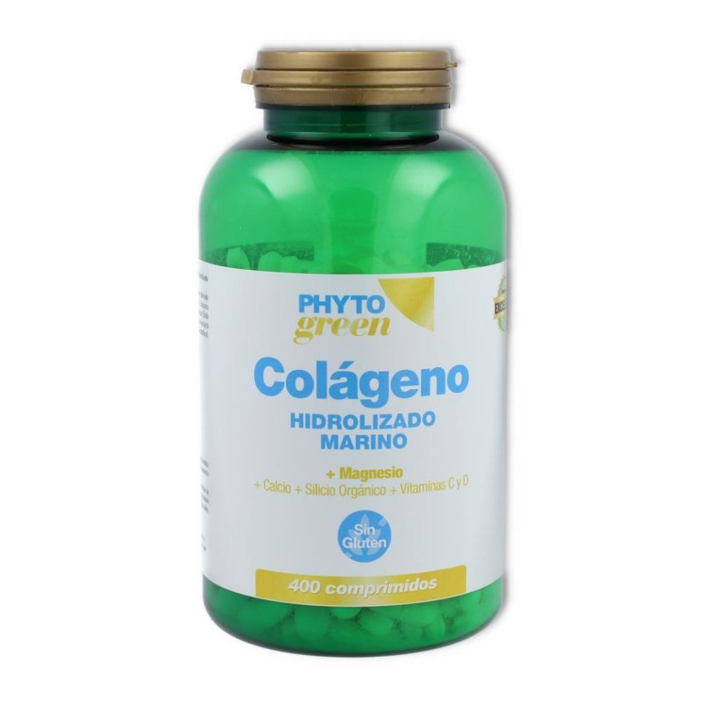 Colageno Hidrolizado Marino 400 comp Phytogreen