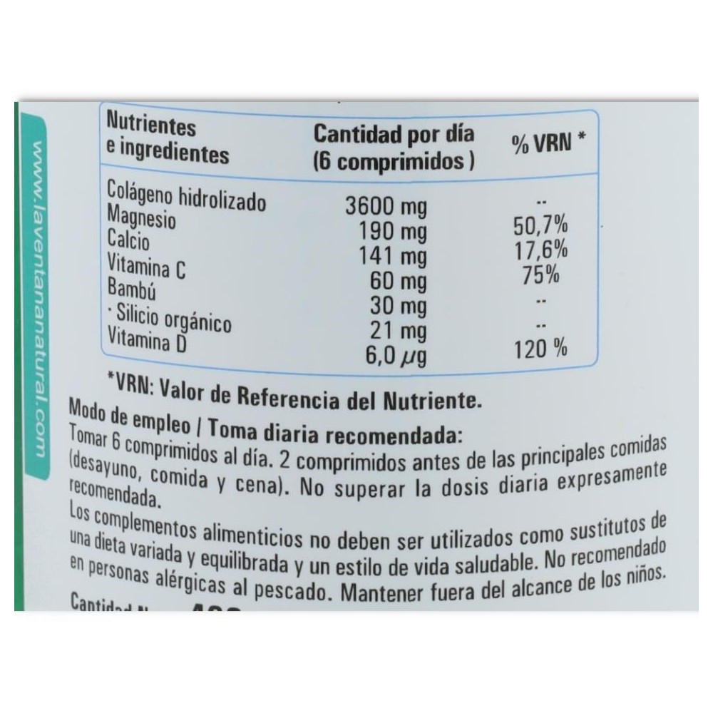 Colageno Hidrolizado Marino 400 comp Phytogreen