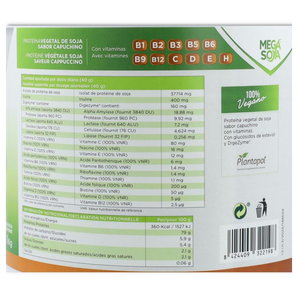 Plantapol Protein Capuchino 1 Kg