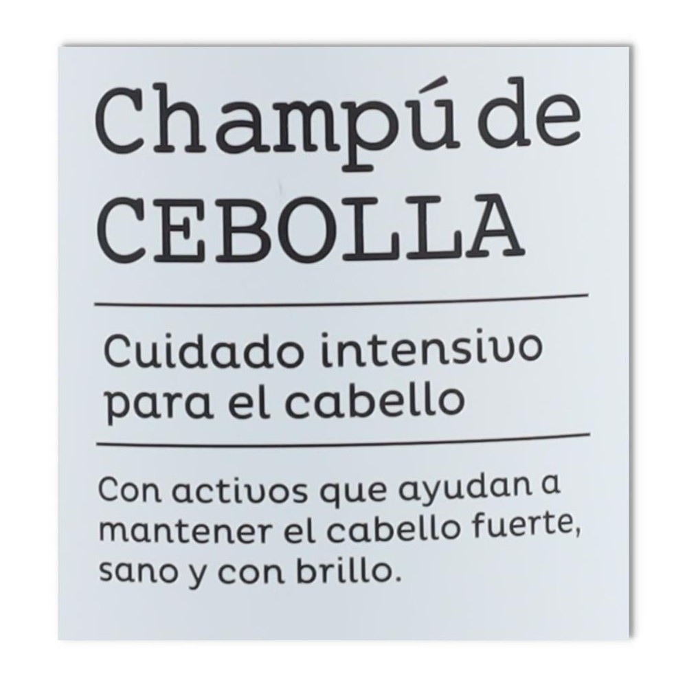 Champu Cebolla 300 ml Natysal