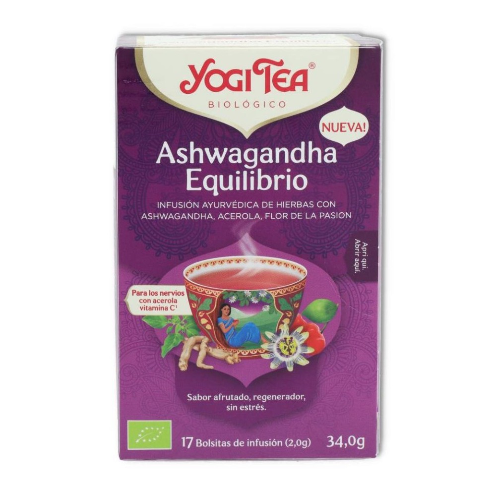 Yogi Tea Ashwagandha 17 filtros