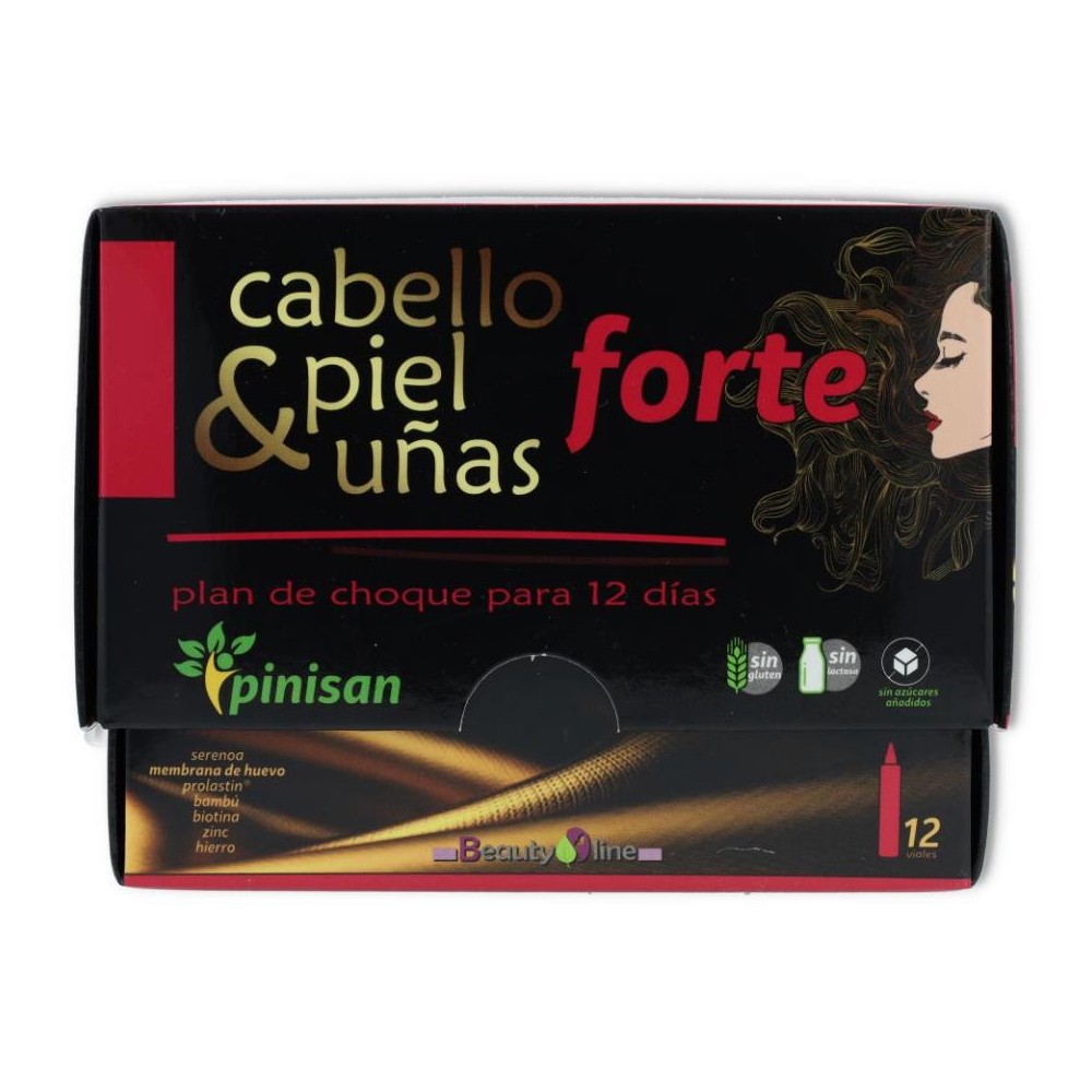 Cabello Piel y Uñas 12 Viales Pinisan