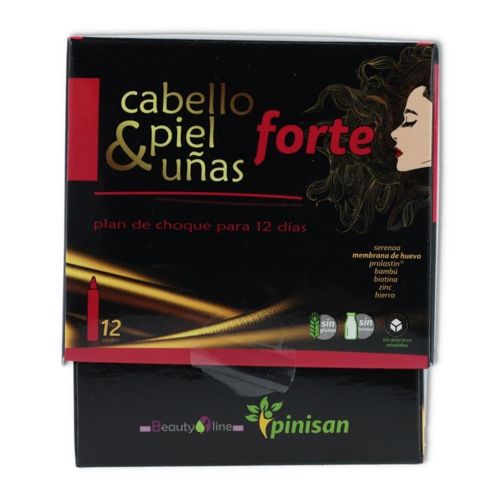 Cabello Piel y Uñas 12 Viales Pinisan