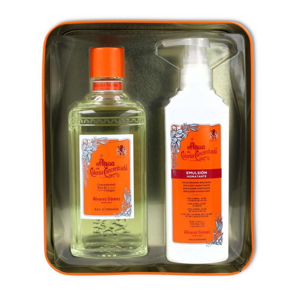 Lata Naranja Colonia  Emulsion Alvarez Gomez