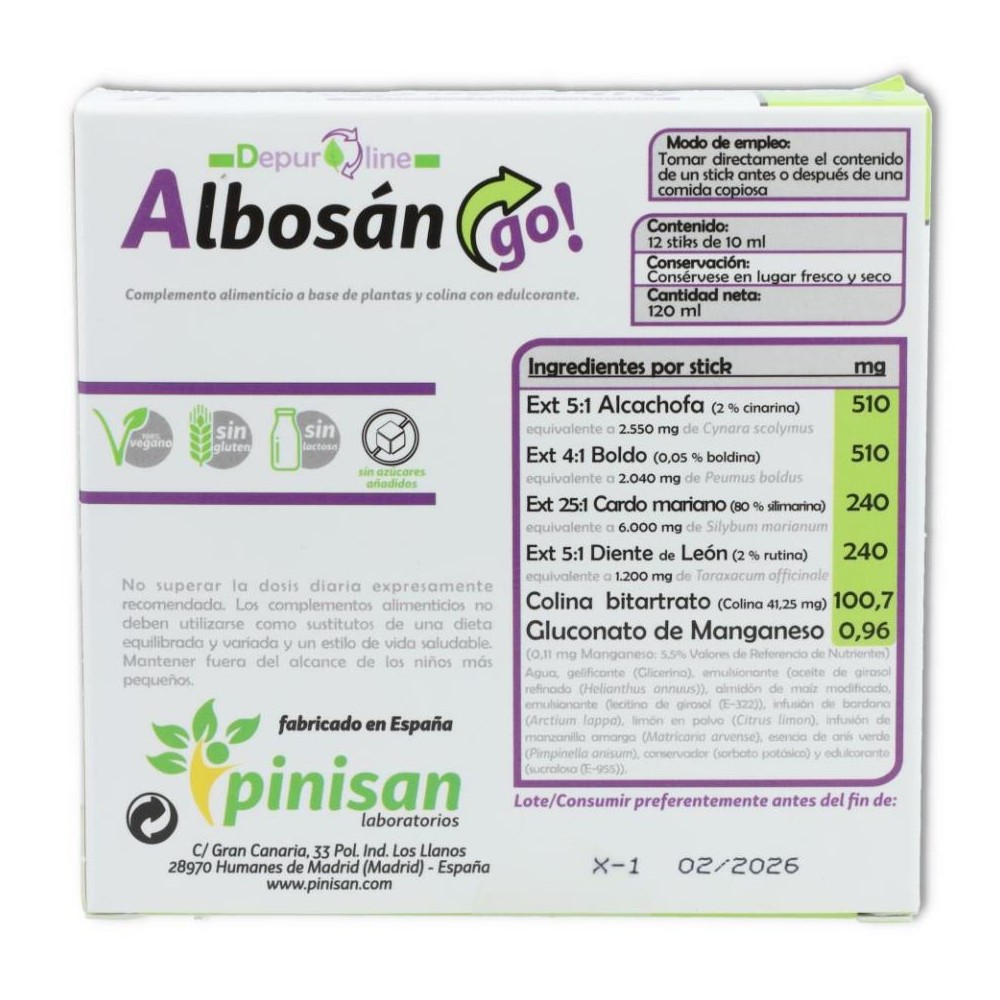 Albosan 12 sticks Pinisan