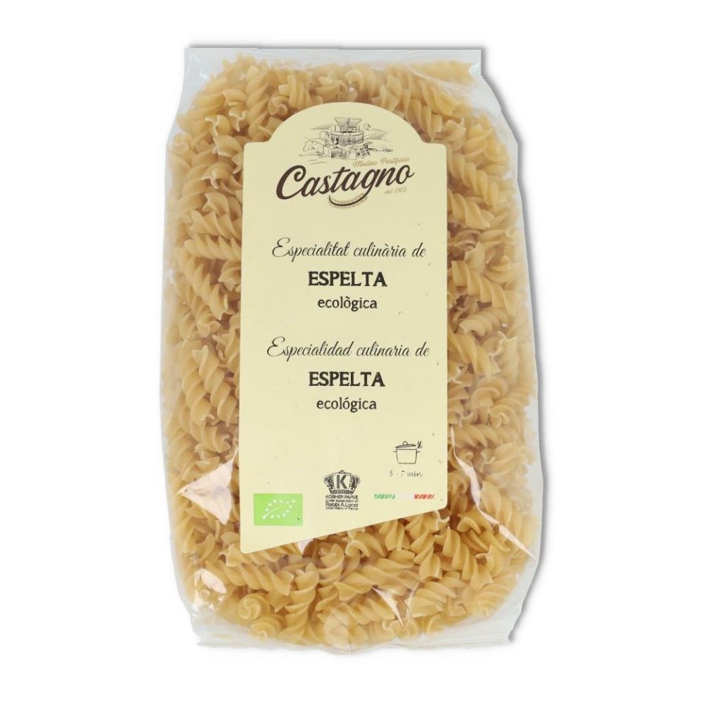 Espirales De Espelta Blancos Eco 500 g Castagno