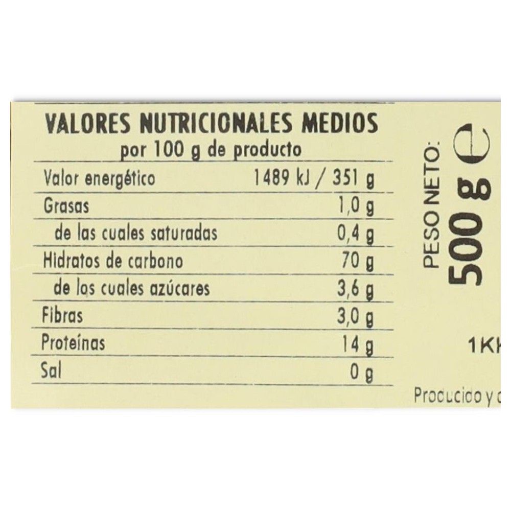 Macarrones Kamut eco 500 gr Castagno