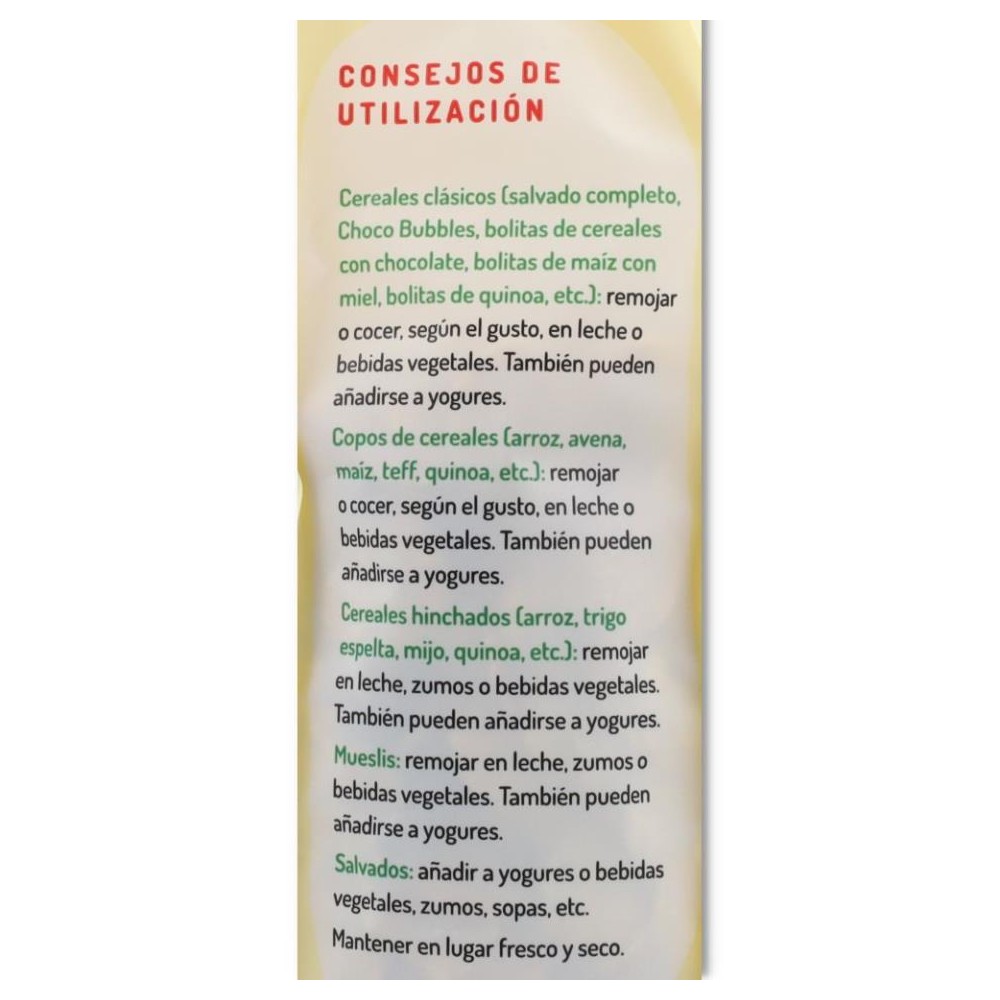 Copos Crujientes de Maiz y Tri  350 gr El Granero 