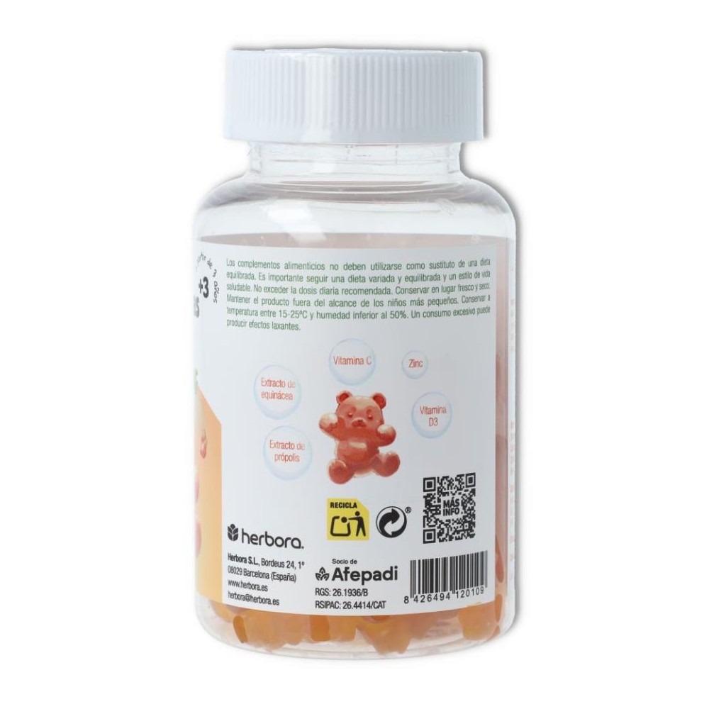 Herbora Gummies Defensas Niños 60 uni 