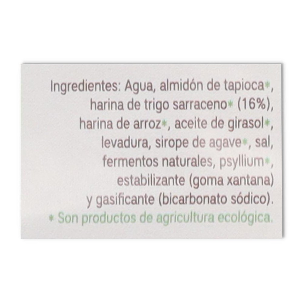Bases Pizza Trigo Saraceno Bio Rincon del Segura