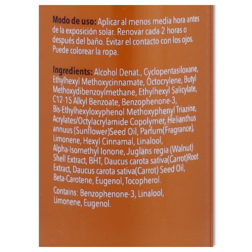 Acelerador del Bronceado SPF 30 200 ml Uresim