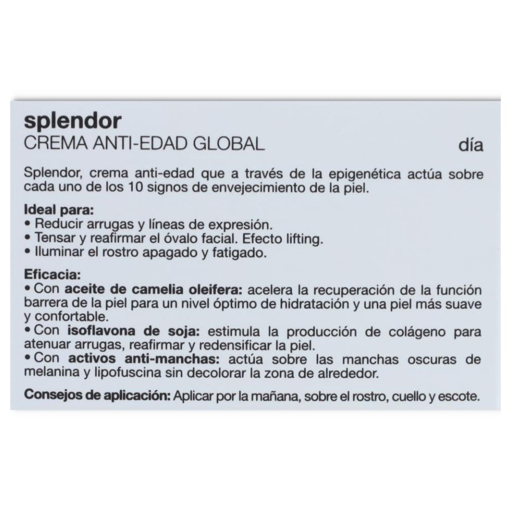 BELLA AURORA SPLENDOR 10 CREMA REGENERADORA 50 ml