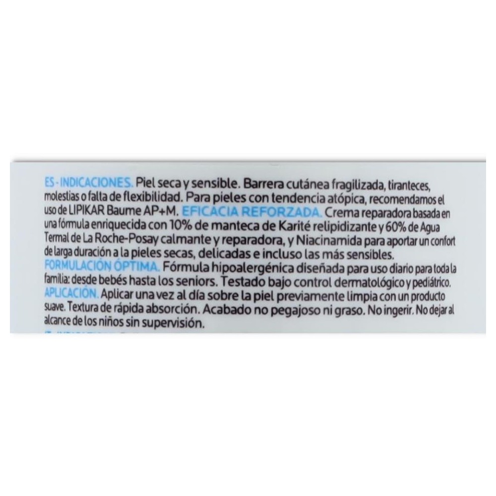 LIPIKAR LECHE 400 ML ROCHE POSAY