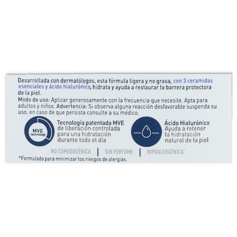 Loción Hidratante para piel norma a seca 236ml Cer