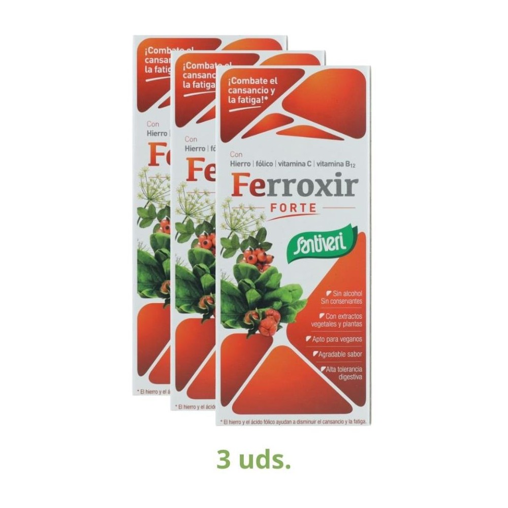 Santiveri Pack 3 Botes Ferroxir 240 ml 