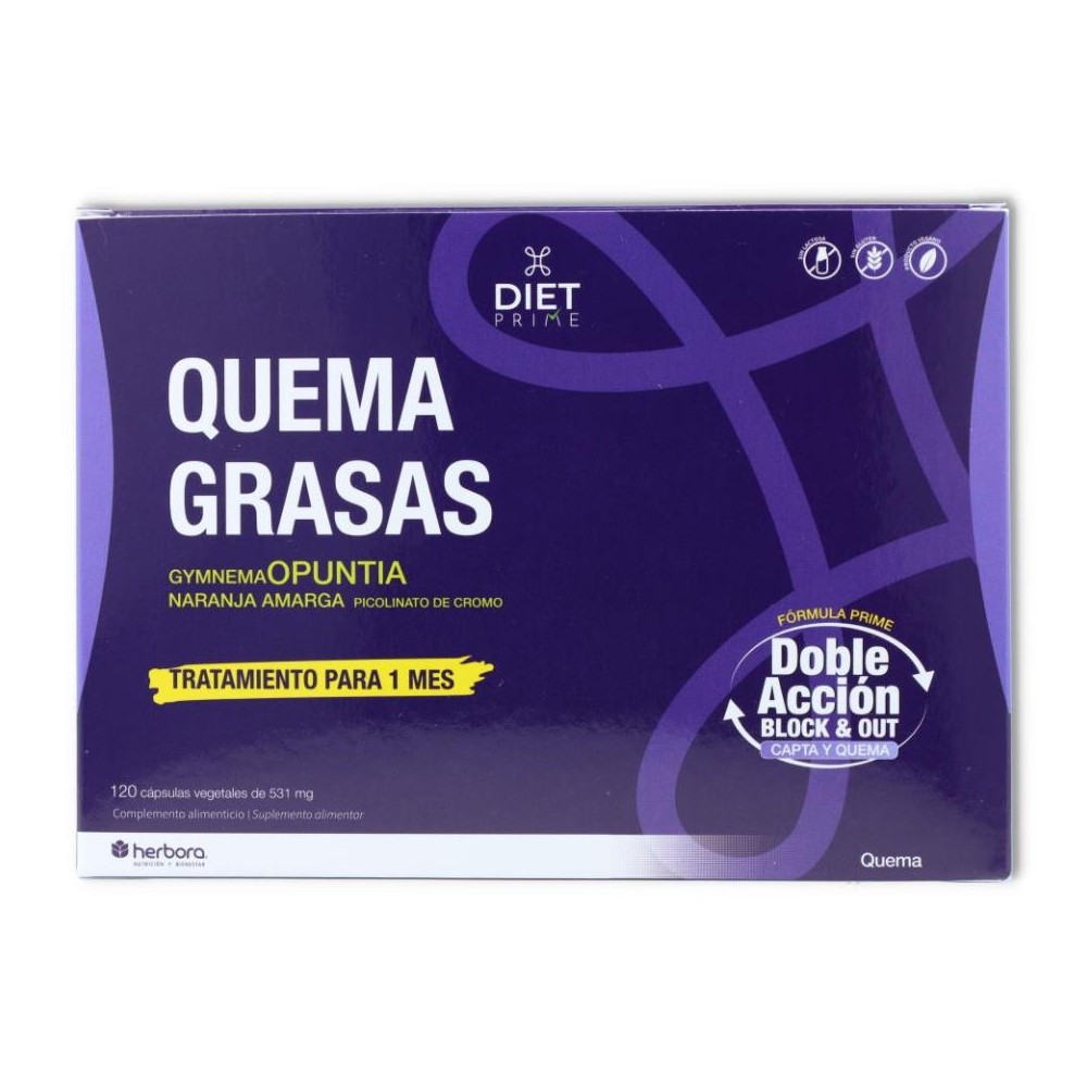 Herbora Pack 2 Cajas Quemagrasa 120 cap 