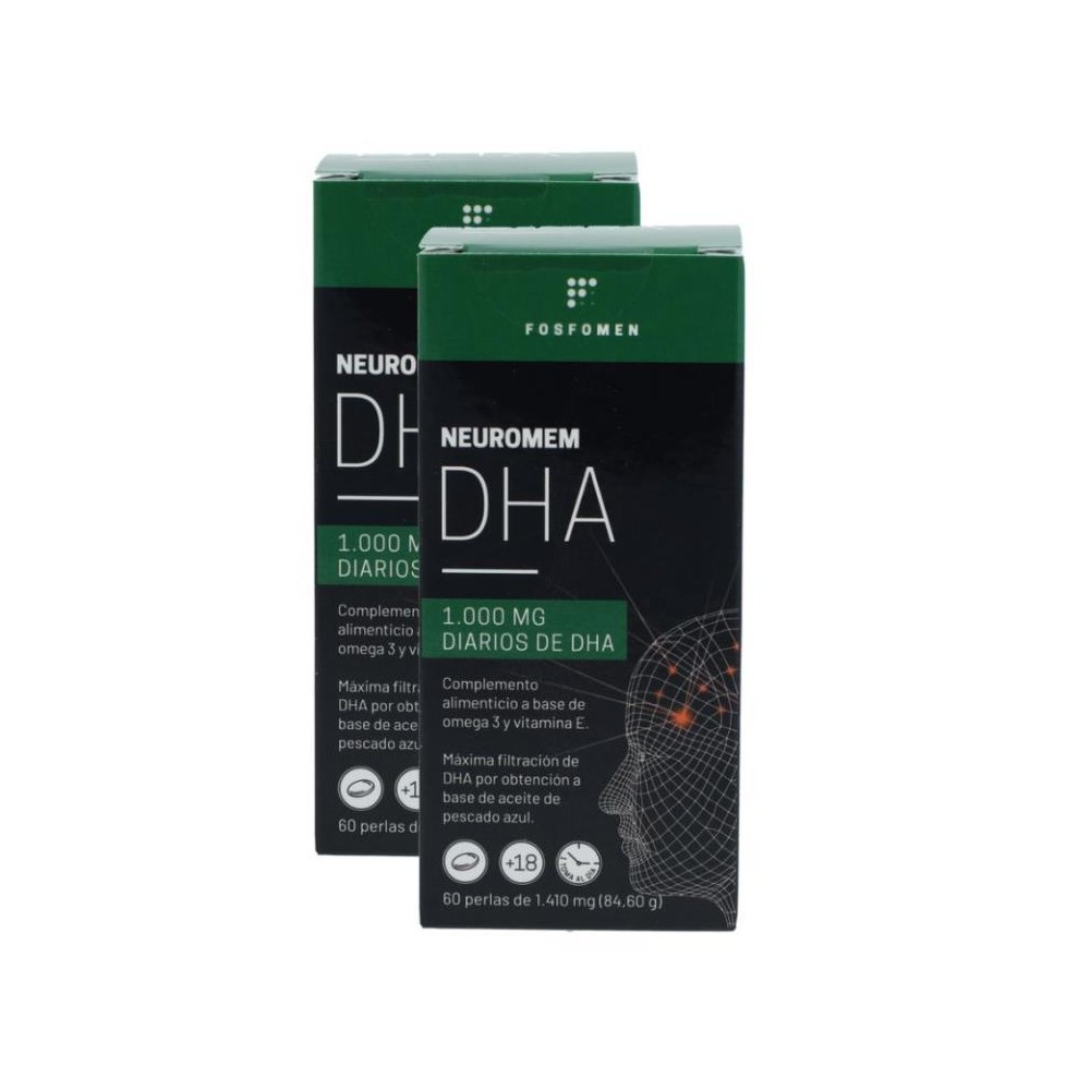 Herbora Pack 2 Cajas Neuromem DHA 60 perlas