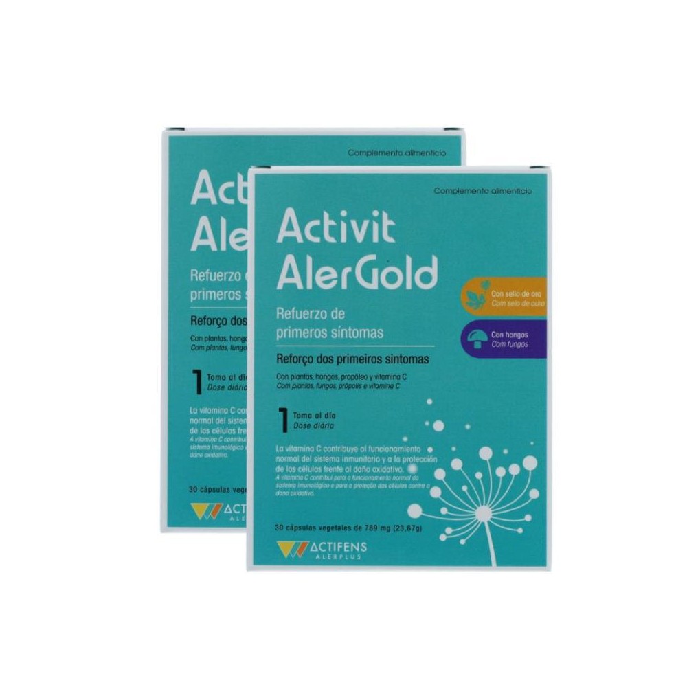 Herbora Pack 2 Cajas Activit Alergold 30 cápsulas