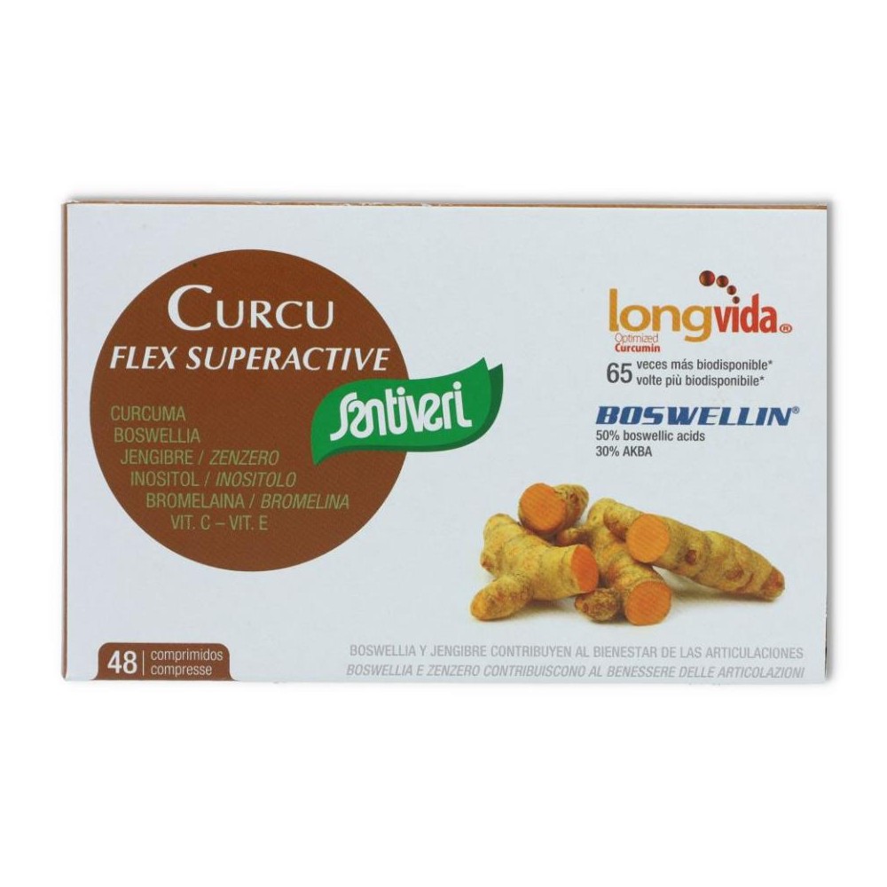 Santiveri Pack 2 Cajas Curcu Flex 48 comprimidos 1