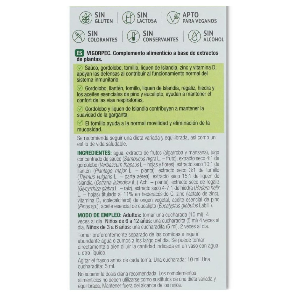 Santiveri Pack 2 Botes Vigor Pec  240 ml 1 Ud 