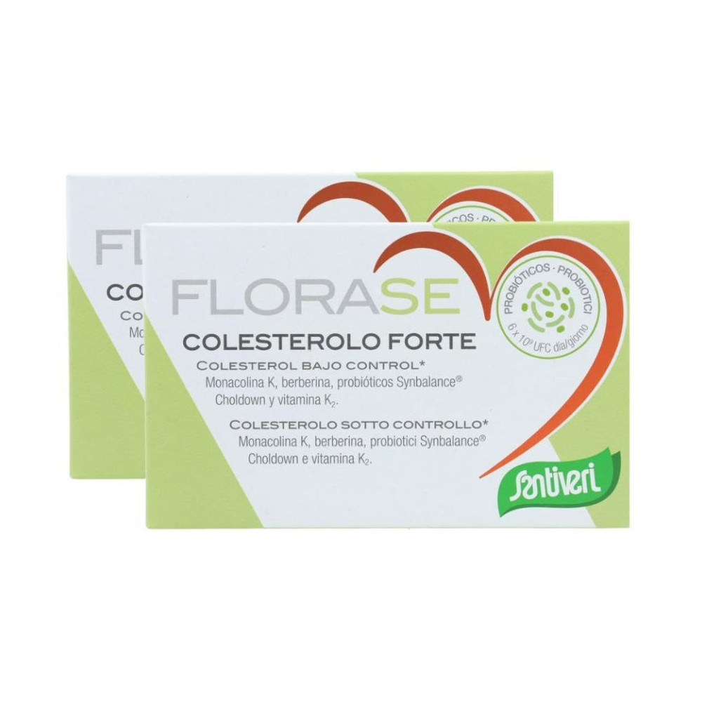 Santiveri Pack 2 Cajas Flora Colesterolo 40 cápsul