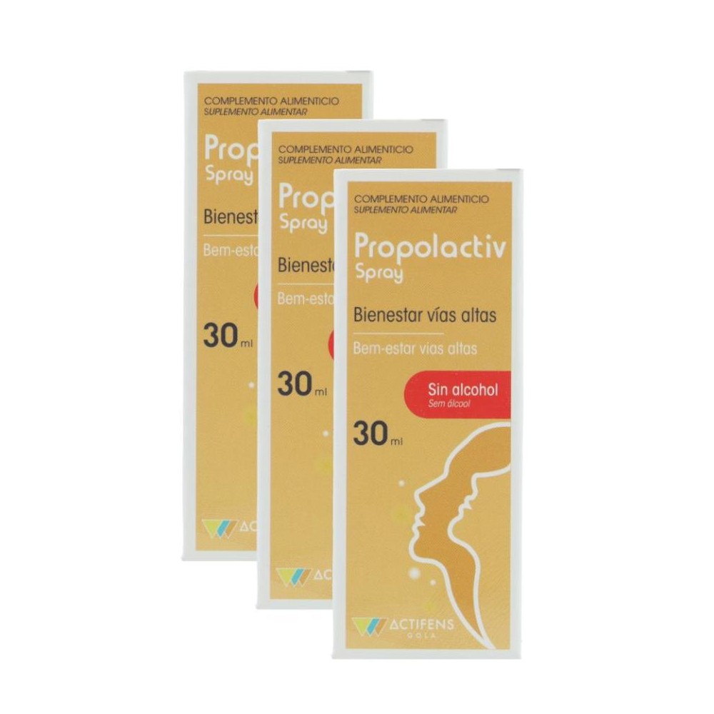 Herbora Pack 3 Botes Propolactiv Spray 30 ml 