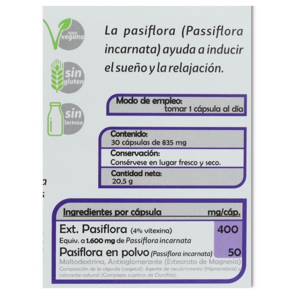 Pinisan Pack 3 Cajas Pasiflora 30 cap 