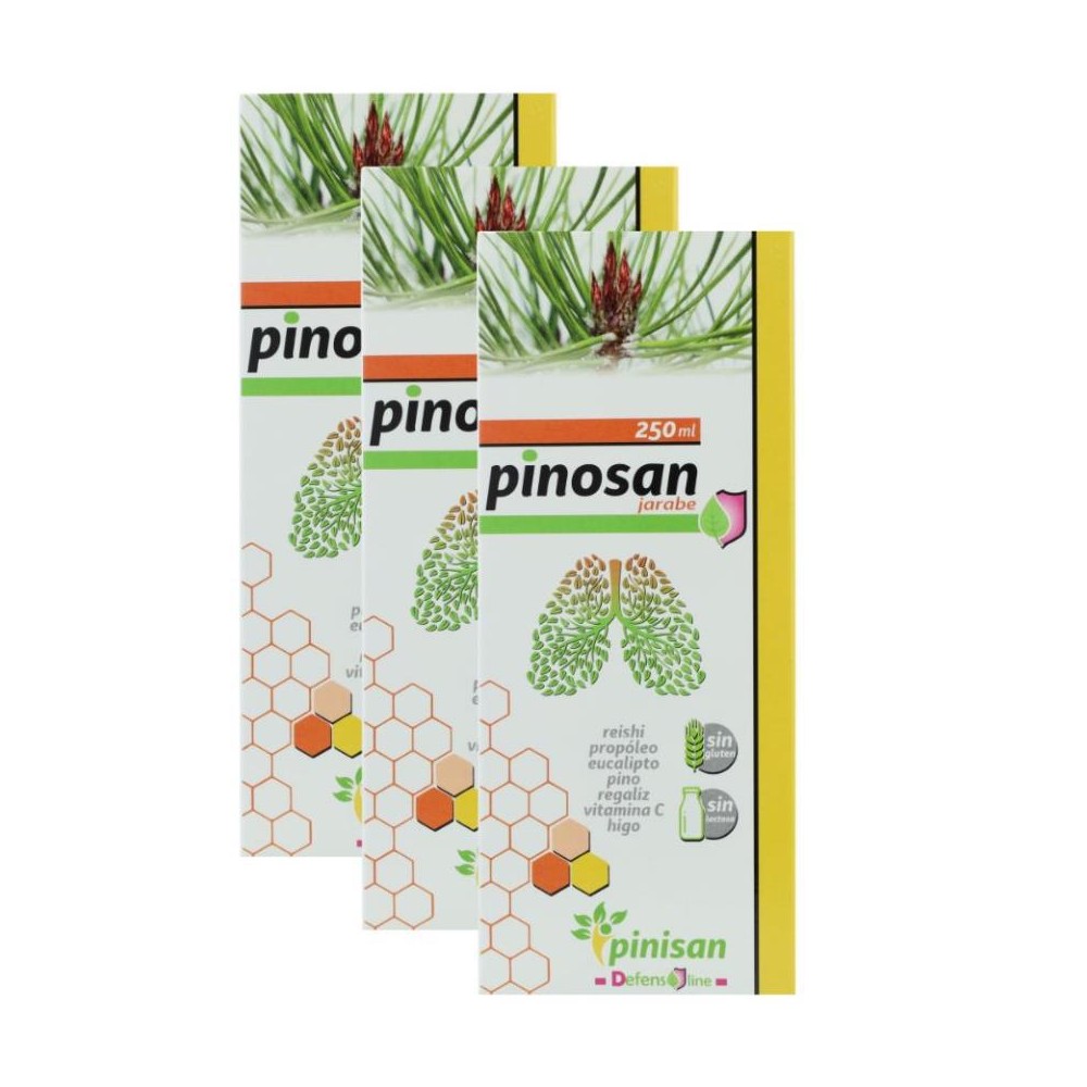 Pinisan Pack 3 Botes Pinosan Jarabe 250 ml 