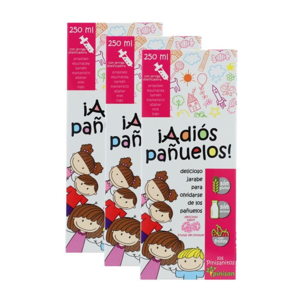 Pinisan Pack 3 Botes Adios Pañuelos 250 ml 