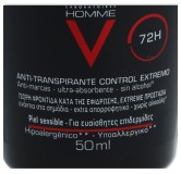 Vichy Pack 2 botes Desodorante Hombre 50 ml 72 ho 