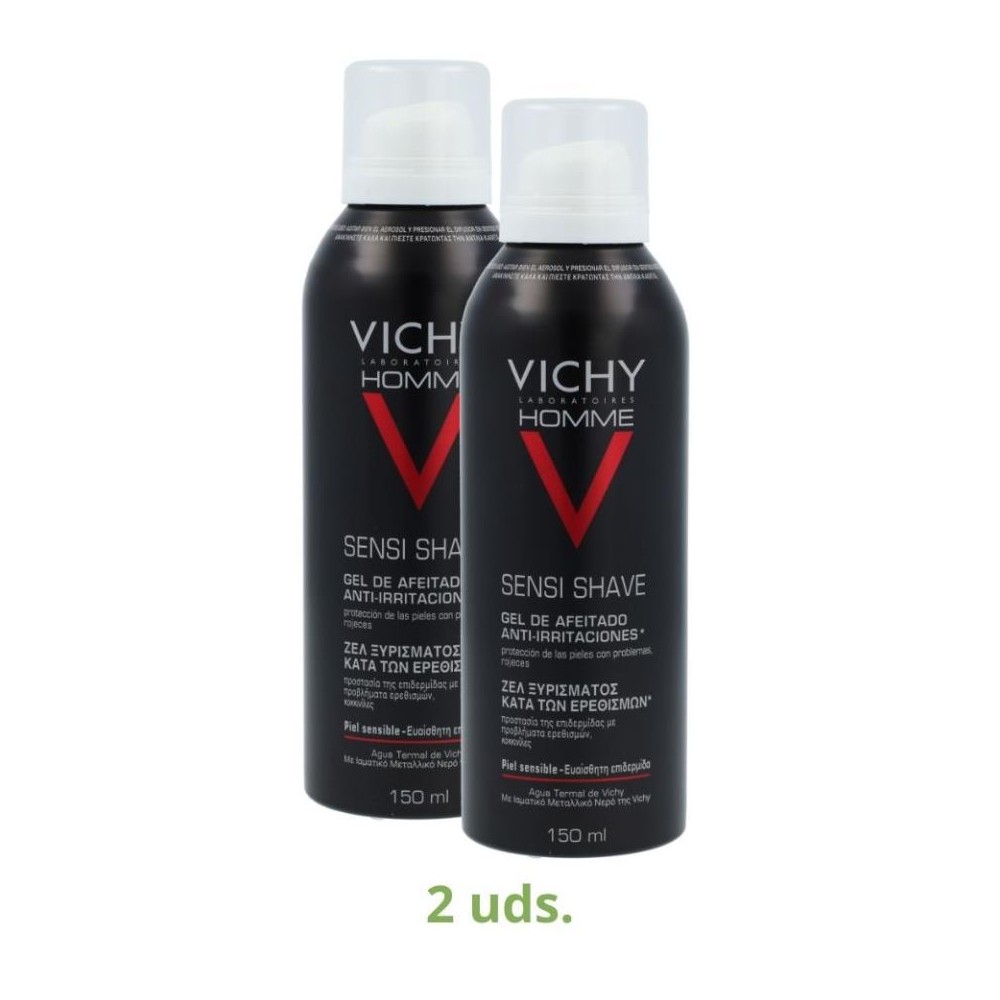 Vichy Pack 2 botes Espuma Afeitar Sensi 150 ml 