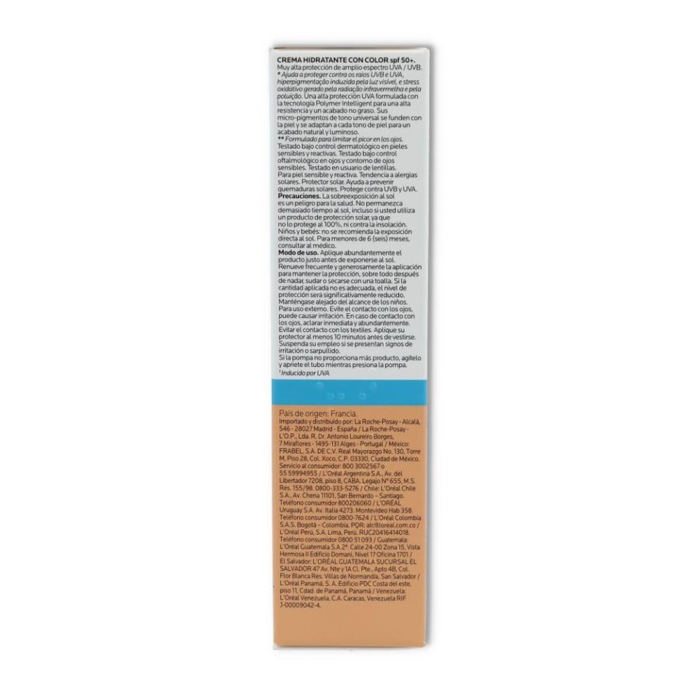 Roche Pack 2 botes Anthelio Color SPF 50 50 ml 