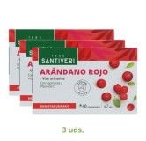 Santiveri Pack 3 Cajas Arandano Rojo 40 comp 