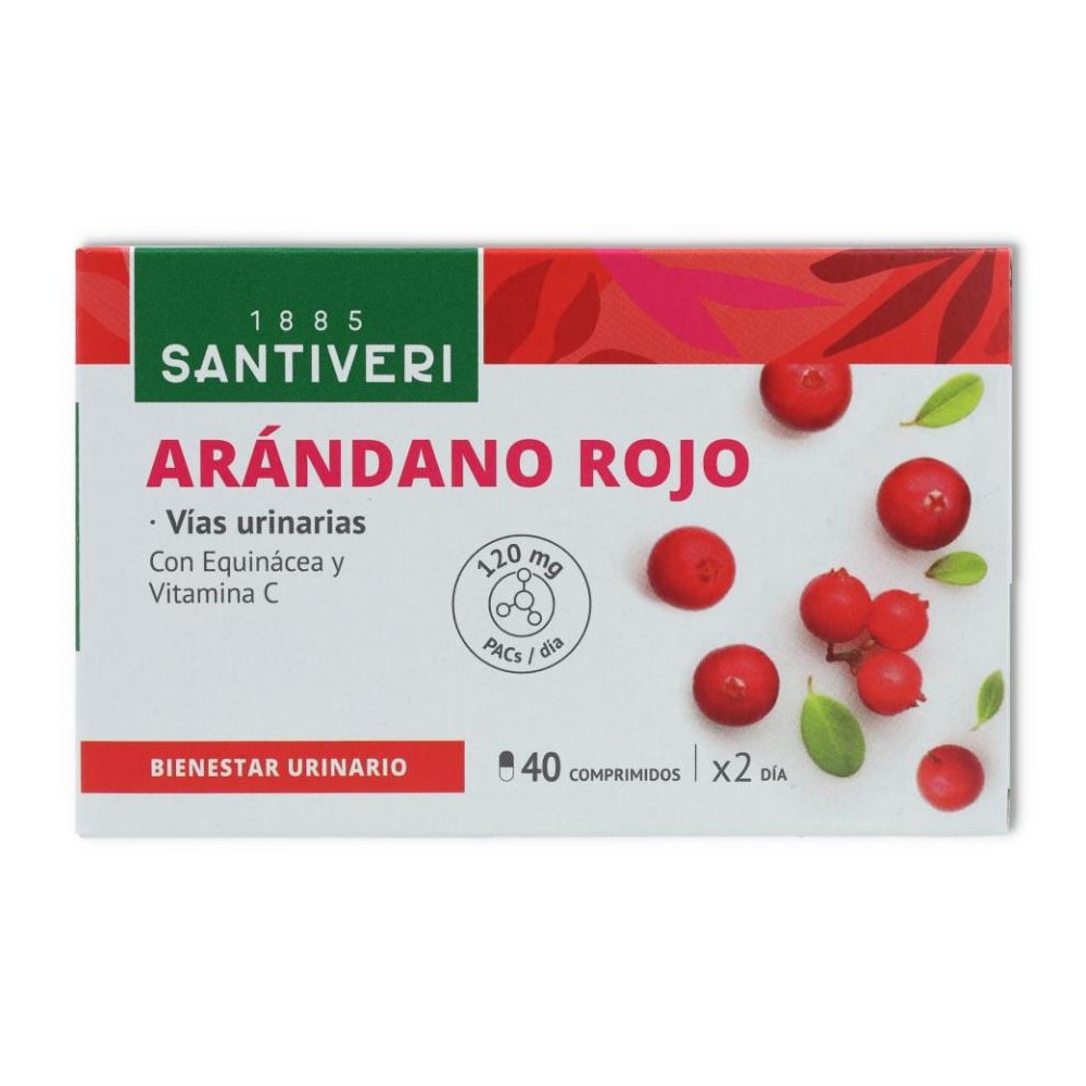 Santiveri Pack 3 Cajas Arandano Rojo 40 comp 