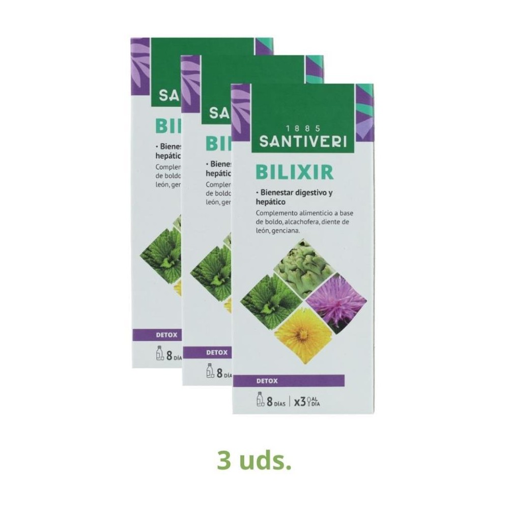 Santiveri Pack 3 Botes Bilixir 240 ml